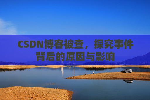 CSDN博客被查，探究事件背后的原因与影响